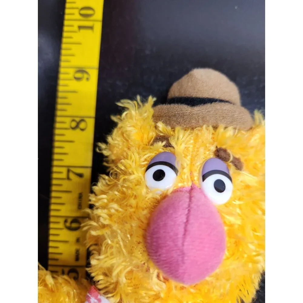 Walt Disney The Muppets Vintage Fozzie Bear Plush‎ With Hat & Bowtie